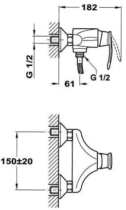 smesitel dlya dusha Teka MC-10 Plus 97.231.02 shema
